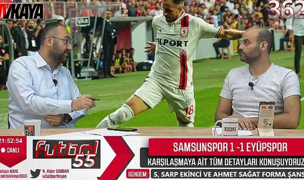 Futbol 55'te Samsunspor'un Berabere Kaldığı Eyüpspor Maçı Konuşuldu