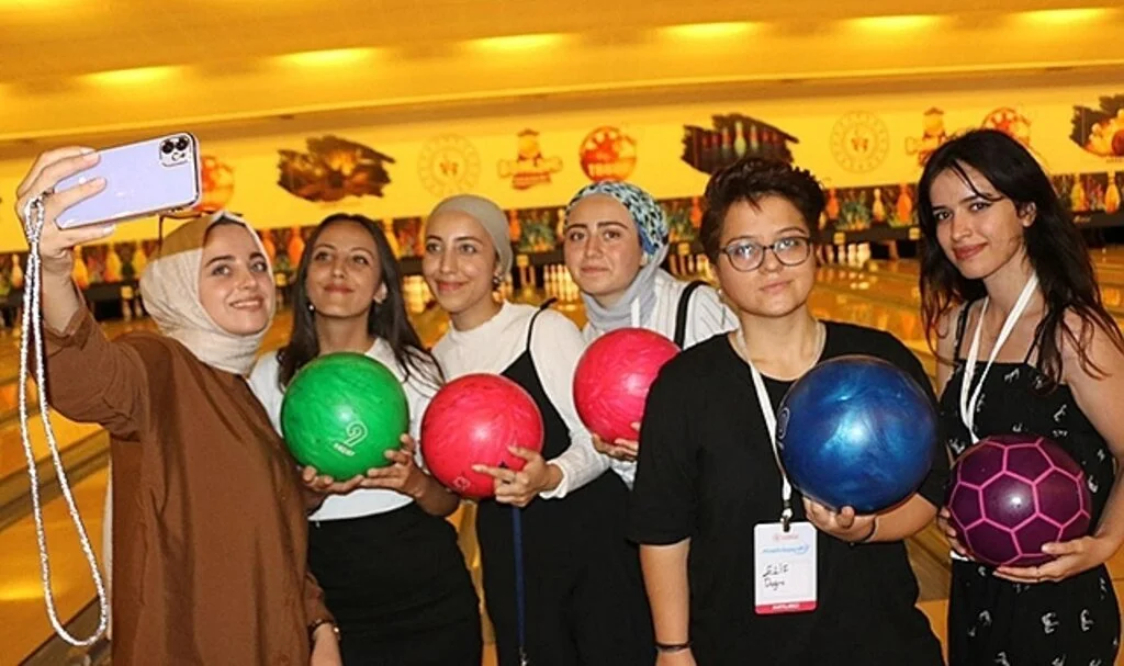 Gençler Samsun'da stres attı