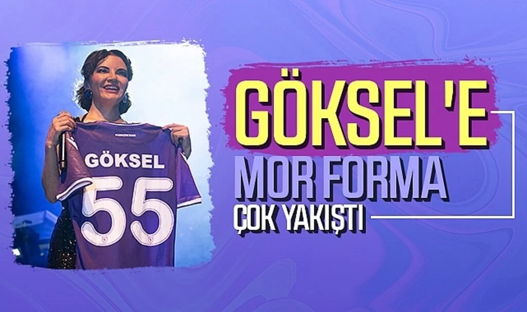 Göksel'e 'Mor Forma' Çok Yakıştı