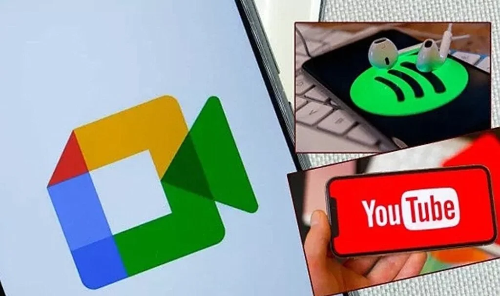 Google Meet'e Spotify ve YouTube özelliği: Aynı anda müzik dinlenebilecek