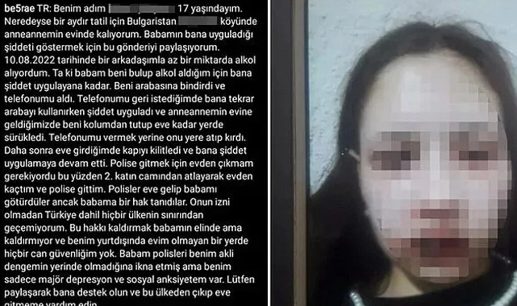 Görüntüler gündeme oturdu! Sosyal medya, 'şiddet görmediğini' söyleyen genç kızı konuşuyor! 'Yardım' işareti dikkat çekti, Büyükelçilik harekete geçti