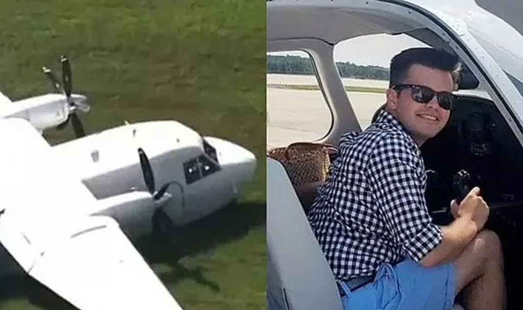 İniş takımlarına zarar veren pilot özür dileyip uçaktan atladı