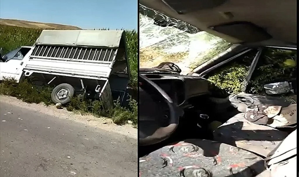 İşçi taşıyan kamyonet devrildi: 7 yaralı