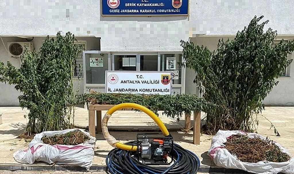  Jandarma 16 kilogram esrar ele geçirdi