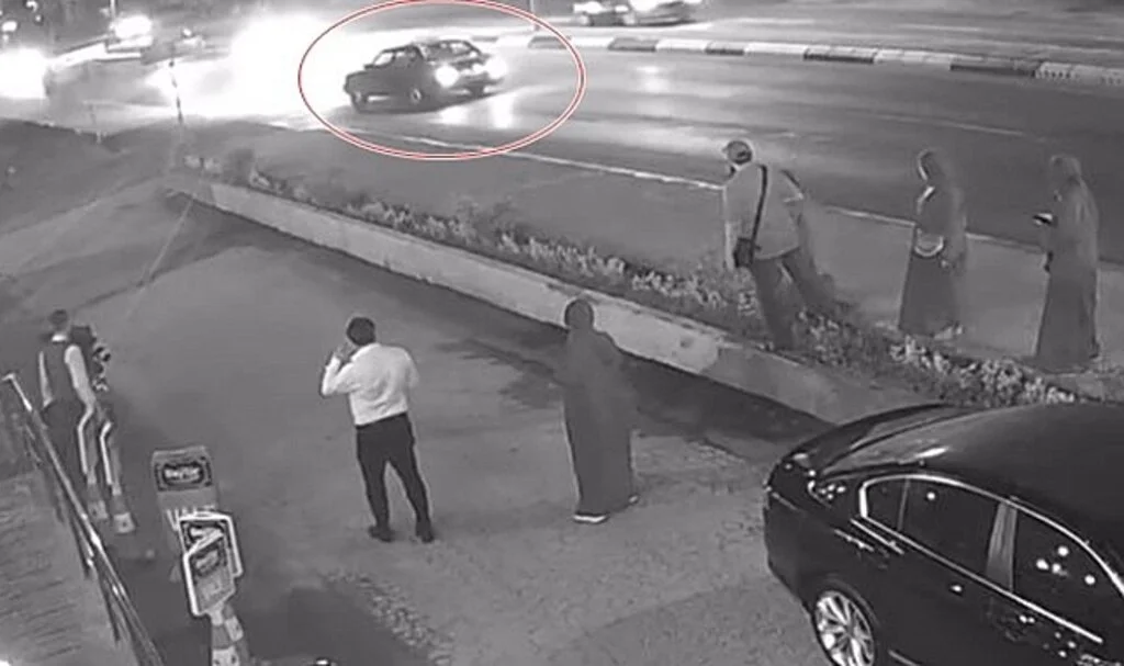 Kazaya karıştı, hiçbir şey olmamış gibi yoluna devam etti