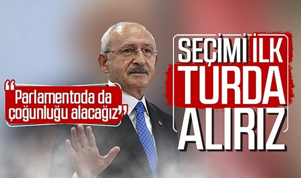 Kemal Kılıçdaroğlu: "Cumhurbaşkanlığı seçimini ilk turda alırız"