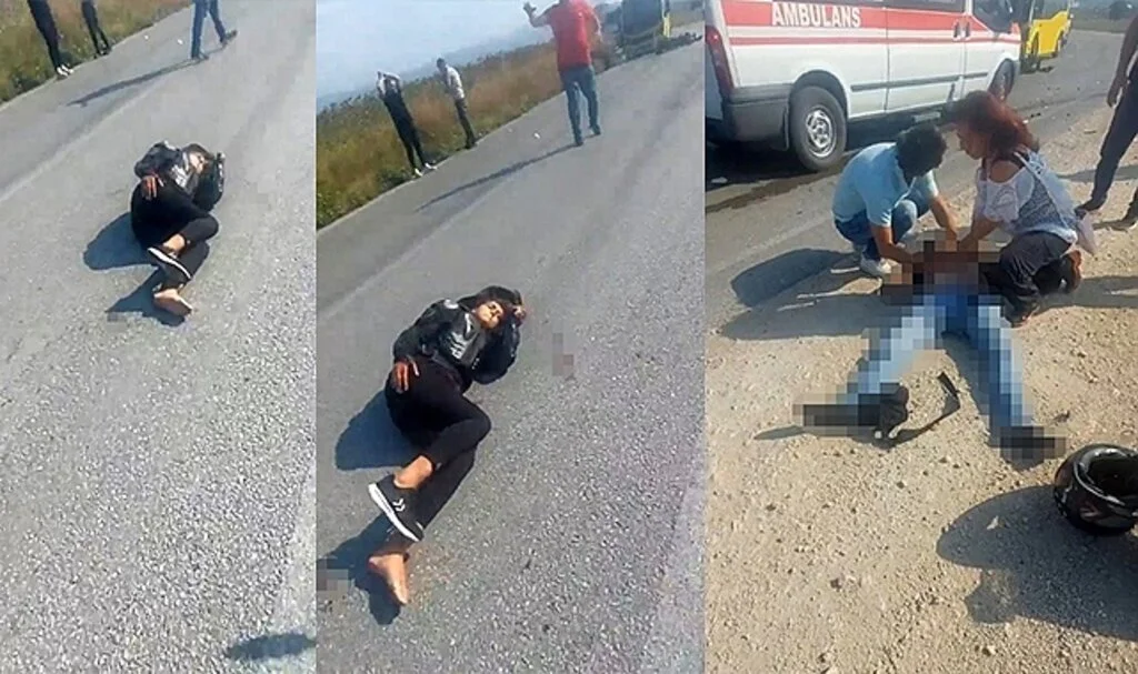 Motosiklet ile otomobil kafa kafaya çarpıştı: 1 ölü, 1 yaralı