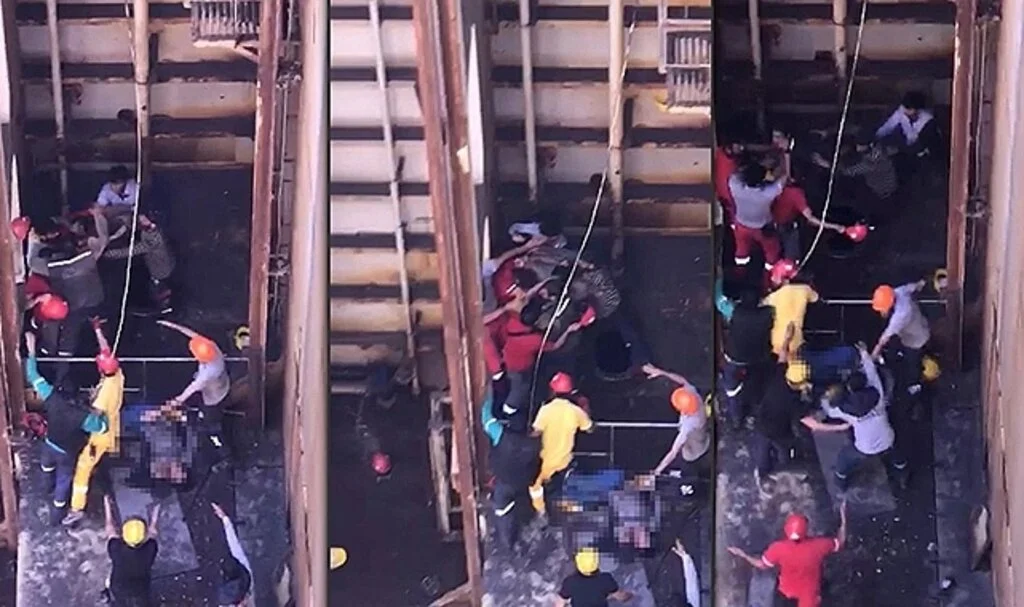 Ölen işçinin yanı başında yumruk yumruğa kavga! Nedeni dehşete düşürdü