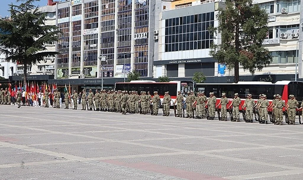 Samsun'da 30 Ağustos Zafer Bayramı provası