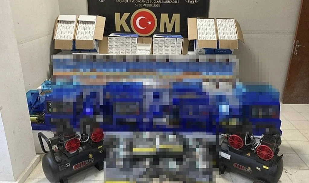 Samsun’da 93 bin 600 filtreli sigara kağıdı ele geçirildi