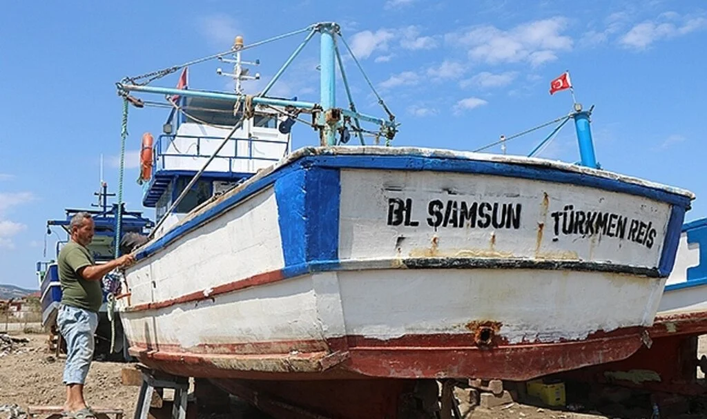 Samsun'da balıkçılar yeni sezon hazırlıklarını hızlandırdı