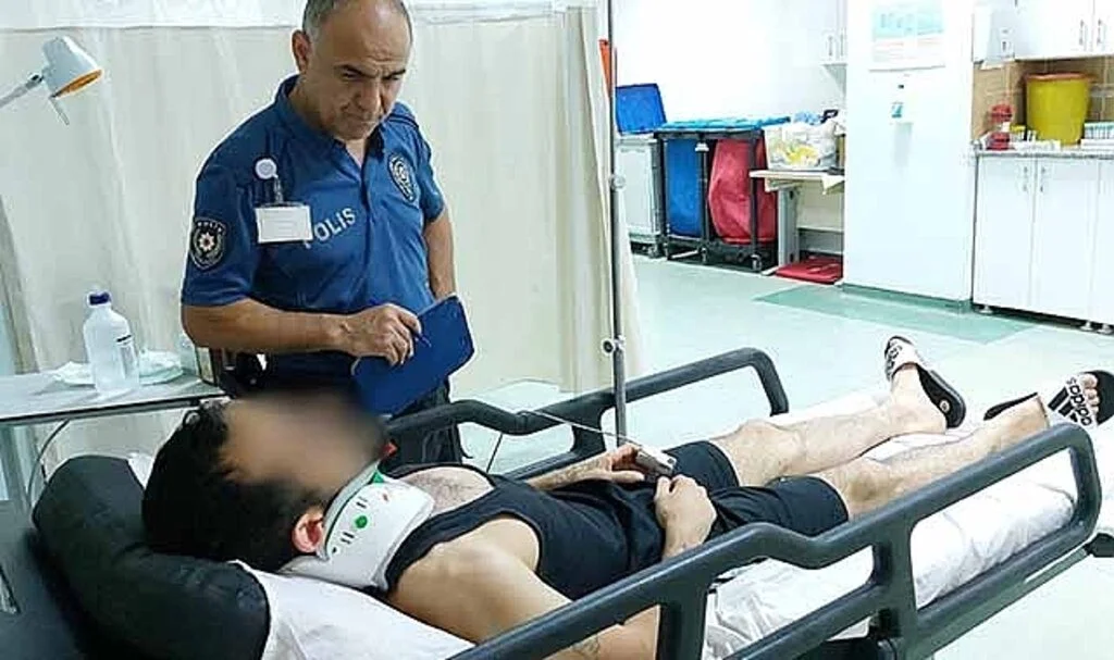 Samsun'da kendini asan genci eşi kurtardı