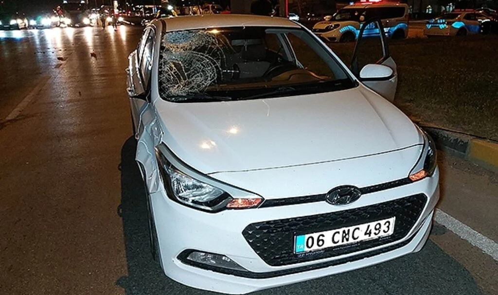 Samsun'da otomobilin çarptığı yaya ağır yaralandı
