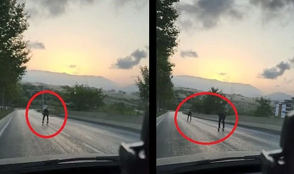 Samsun'da patenli gençlerin tehlikeli yolculuğu