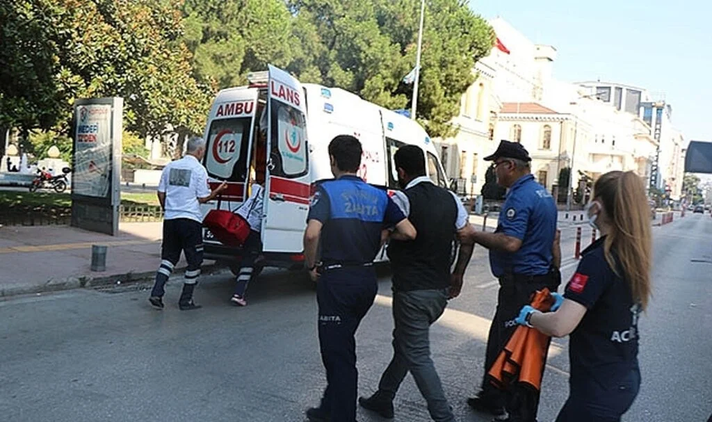 Samsun'da Sarası tutan simitçi yolda baygınlık geçirdi