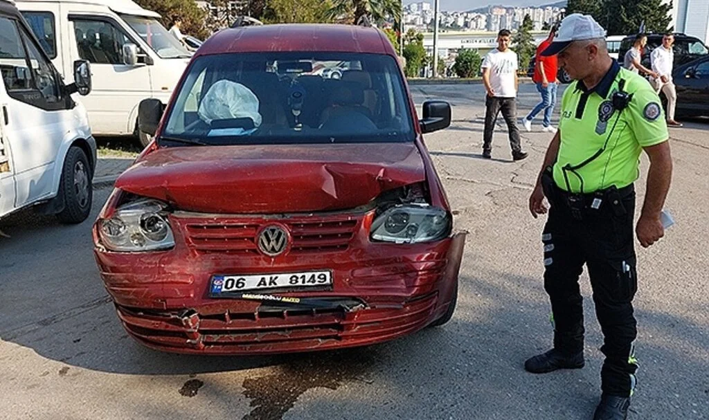 Samsun'da trafik kazası: 2 yaralı