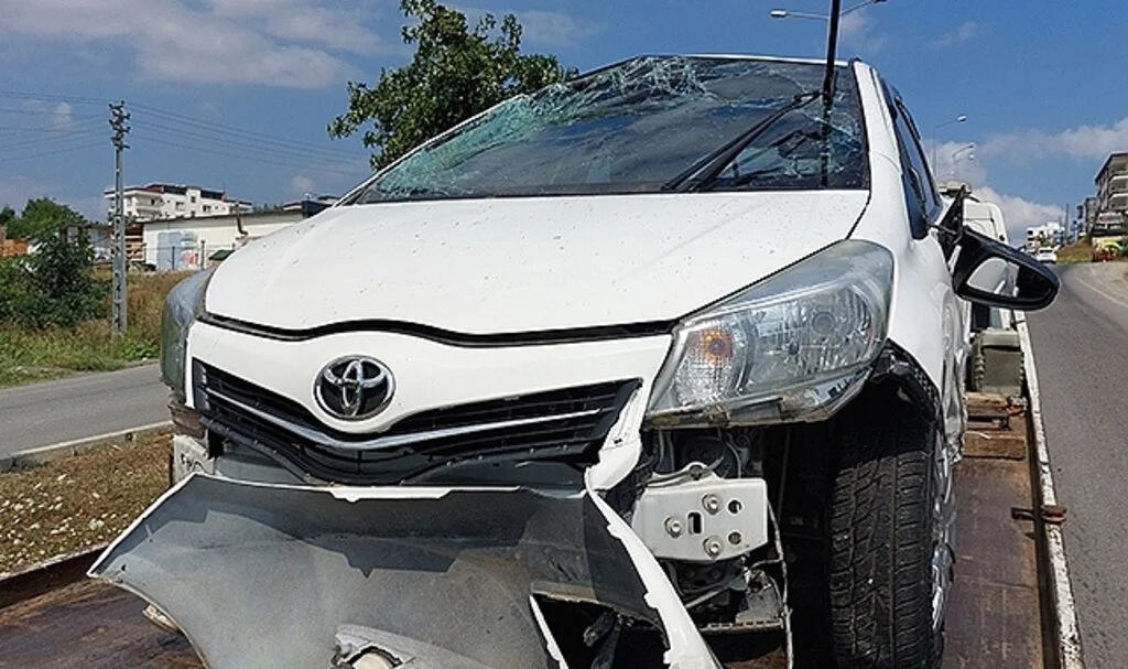 Samsun'da trafik kazası: 2 yaralı