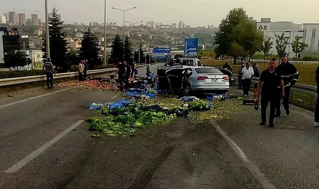 Samsun'da trafik kazası: 3 yaralı