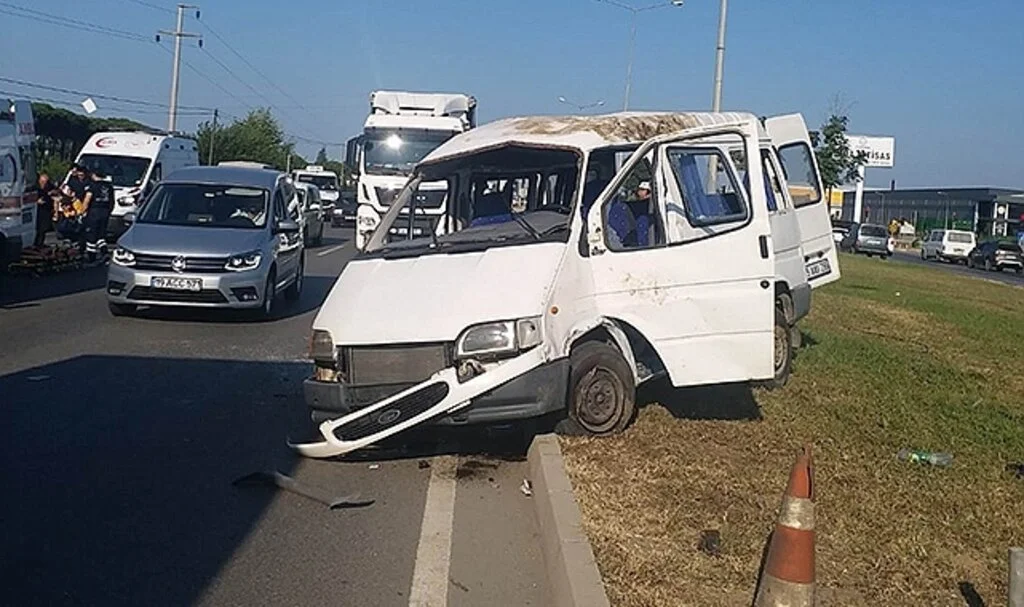 Samsun'da trafik kazası: 5 yaralı