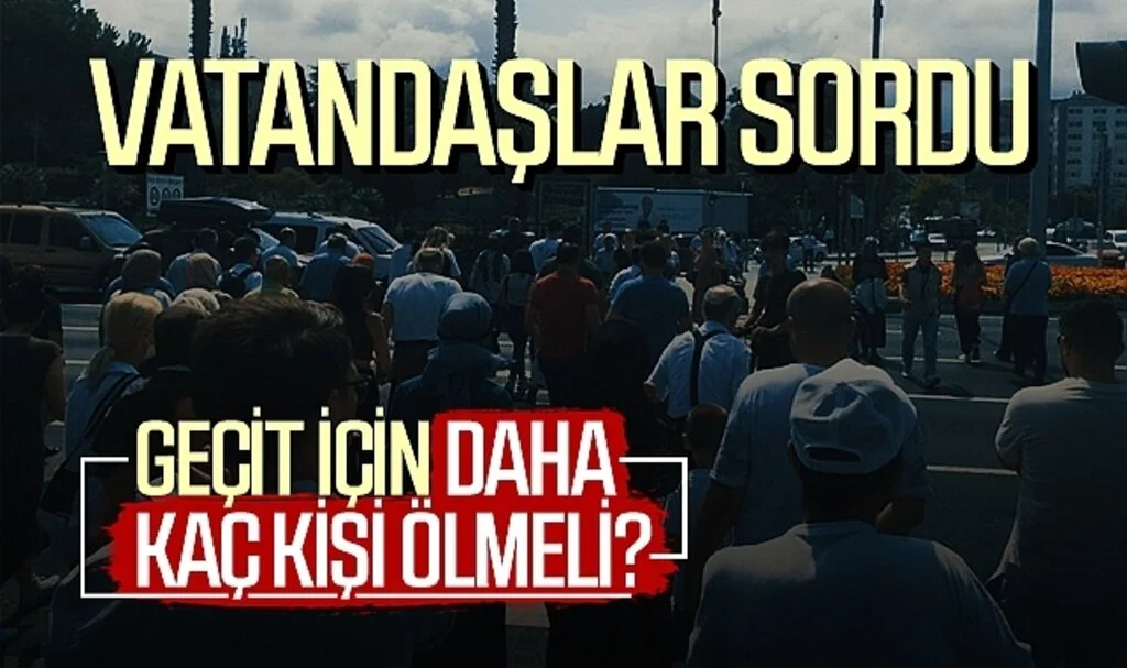 Samsun'da vatandaşlar sordu: "Geçit için daha kaç kişi ölmeli?"