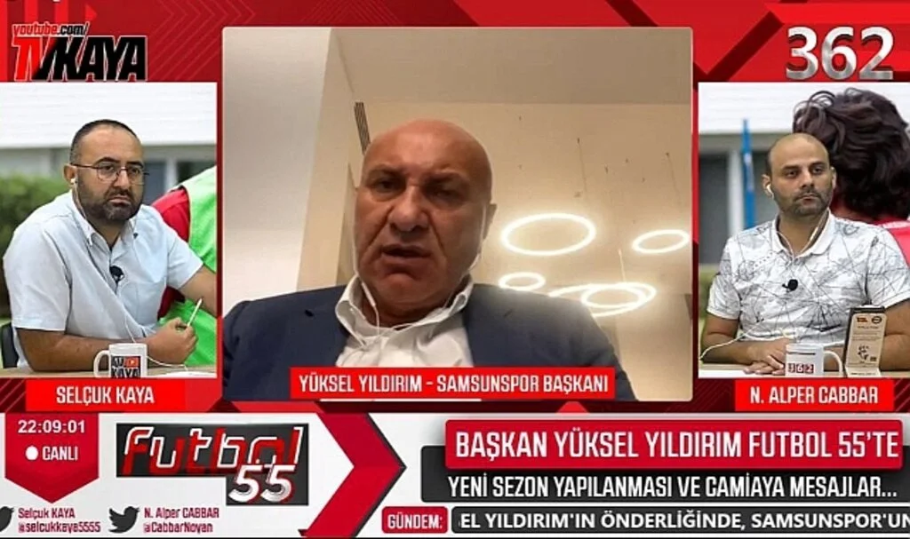 Samsunspor Başkanı Yüksel Yıldırım, Eyüpspor Maçı Öncesi Camiaya Seslendi