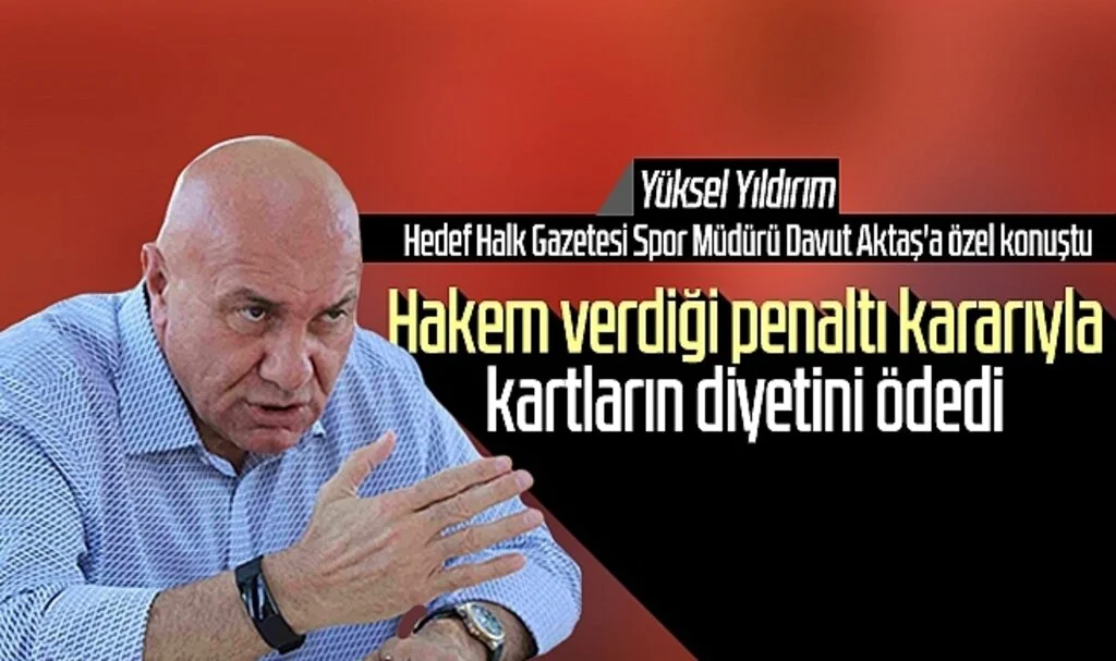 Samsunspor Başkanı Yüksel Yıldırım: Hakem diyetini ödedi