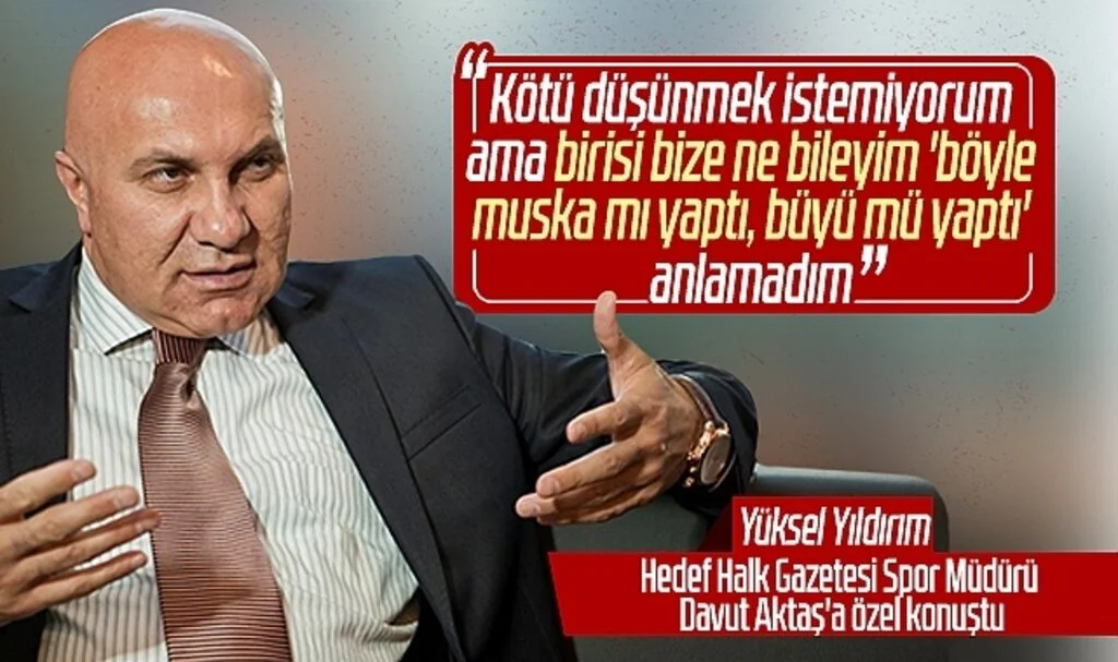 Samsunspor Başkanı Yüksel Yıldırım: Muska mı yapıldı anlamadım