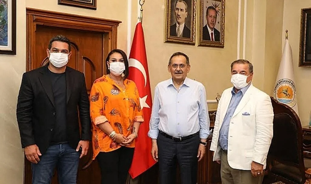 Samsunspor'dan başkan demir'e ziyaret