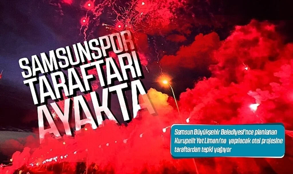 Samsunspor taraftarı ayakta