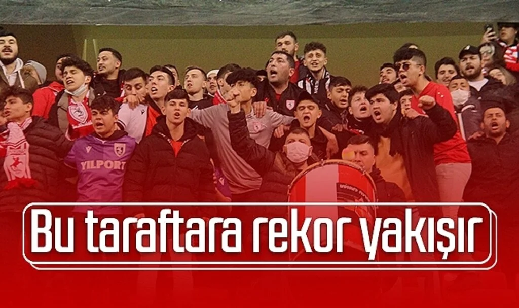 Samsunspor taraftarına rekor yakışır