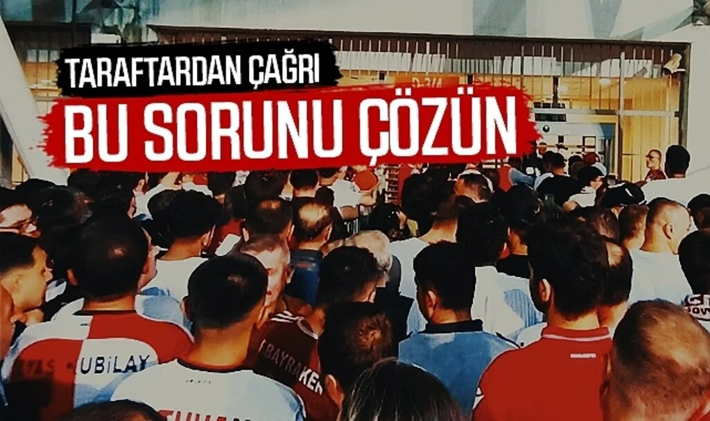 Samsunspor taraftarından çağrı: "Bu sorunu çözün"