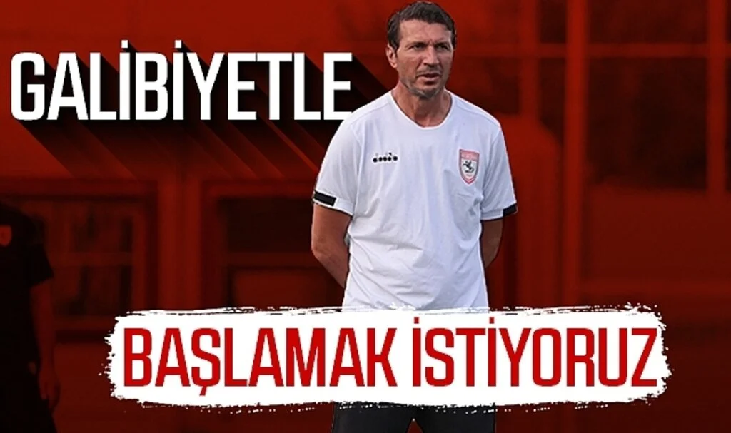Samsunspor Teknik Direktörü Bayram Bektaş: Galibiyetle başlamak istiyoruz