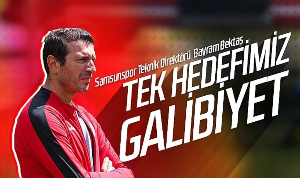 Samsunspor Teknik Direktörü Bayram Bektaş: Tek hedefimiz galibiyet