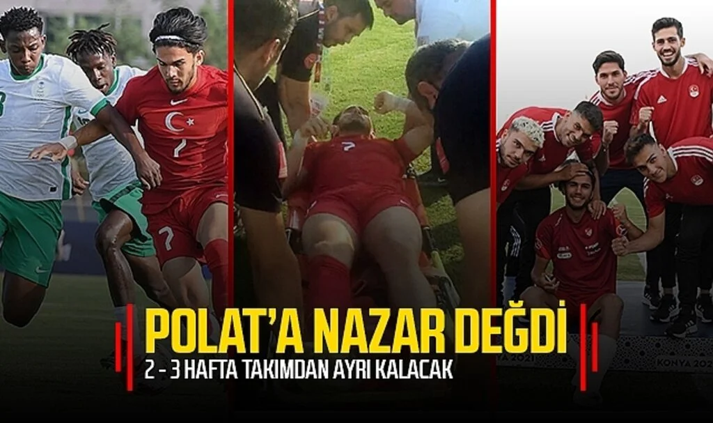 Samsunspor'un genç yıldızı Polat Yaldır'a nazar değdi