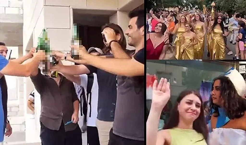 Suriye'deki karnaval görüntüleri gündem yarattı! Marmarita'da içki içip dans ederek eğlenen Suriyeliler sosyal medyada olay oldu