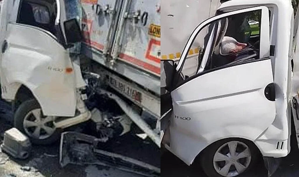Tıra çarpan kamyonetin sürücüsü hayatını kaybetti