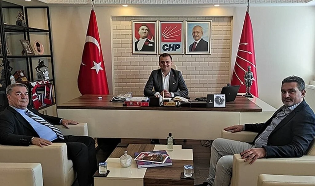Veysel Bilen ve Soner Soykan'dan CHP'ye ziyaret 