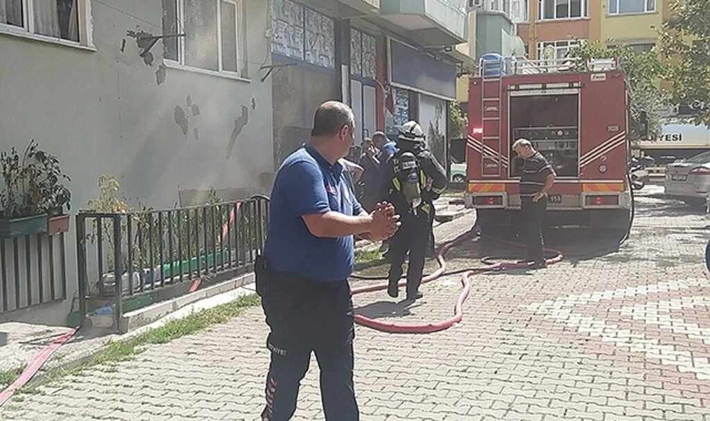 Yalova'da kazan dairesi yangını