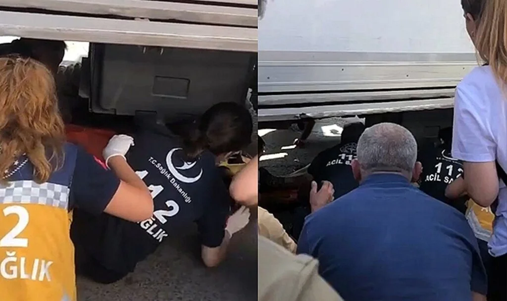 Yalova’da tırın altında kalan yaşlı kadın yaralandı