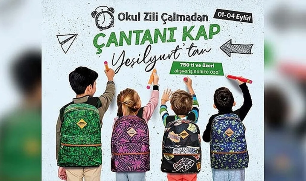 Yeşilyurt AVM’den  'çanta' hediyesi