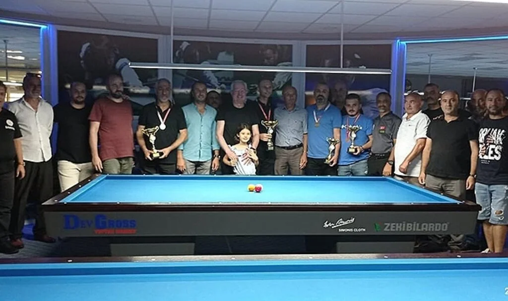 Zafer kupası bilardo turnuvası sonu erdi