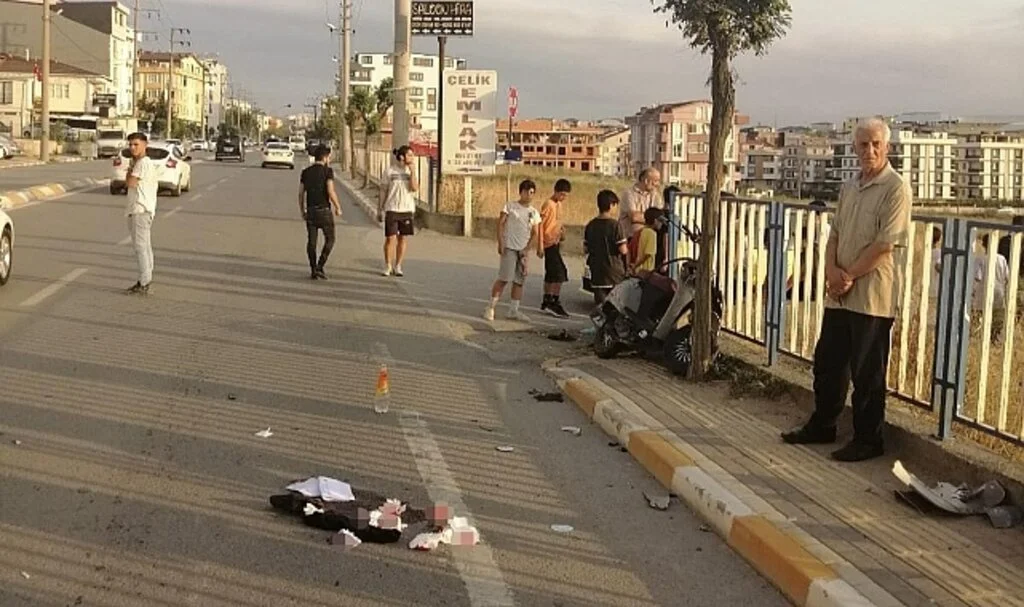 15 yaşında ehliyetsiz bindiği motosiklet ölümüne sebep oldu