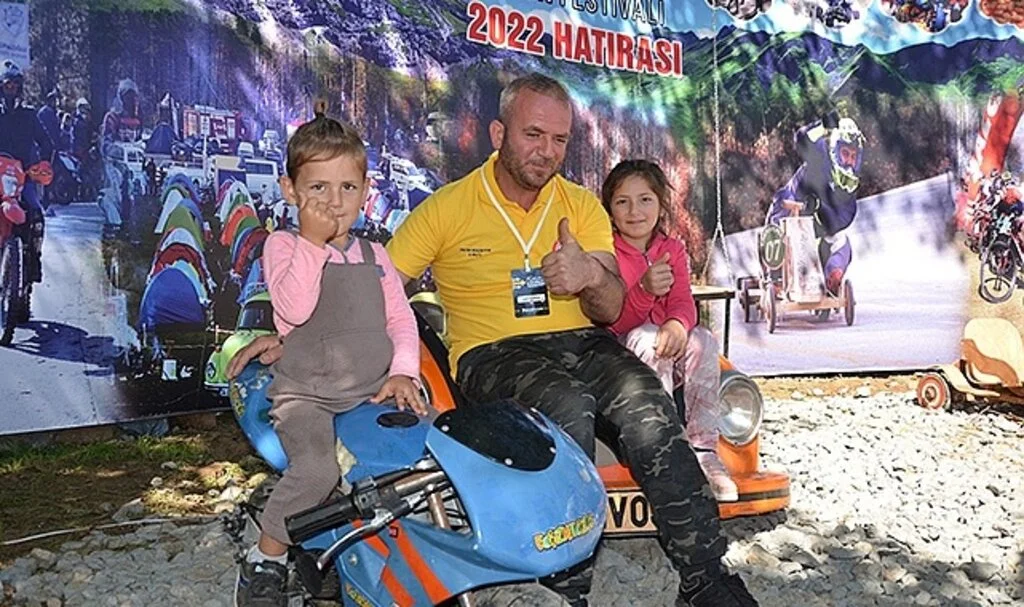 4 yaşındaki Ömer'in motosiklet tutkusu