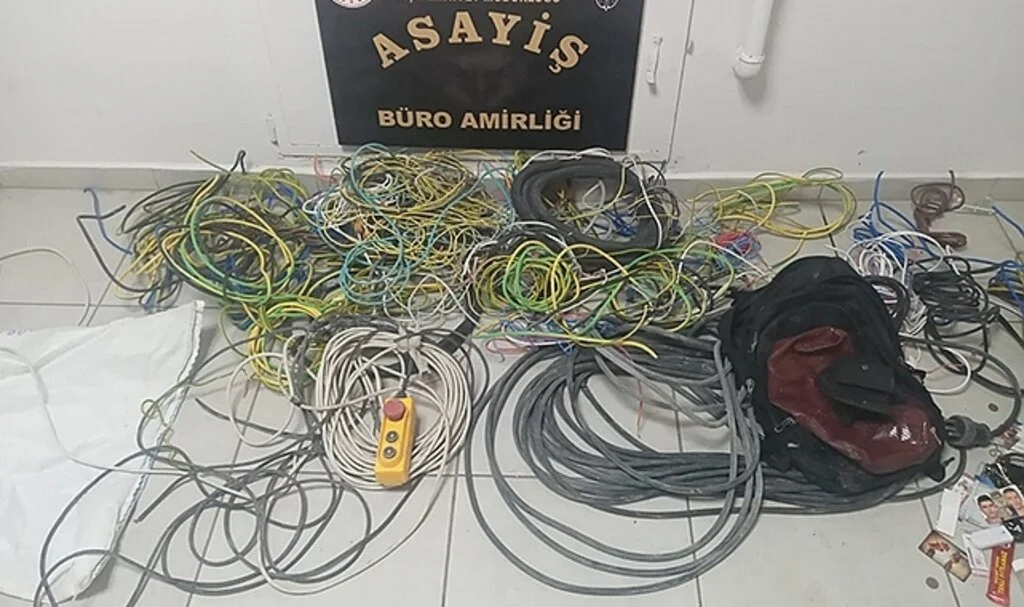 5 ayrı inşaattan hırsızlık yapanlar yakalandı
