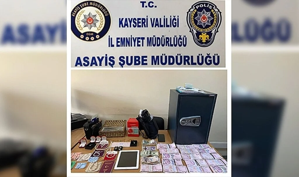 500 bin TL'lik hırsızlık yapan kadın Kayseri polisinden kaçamadı