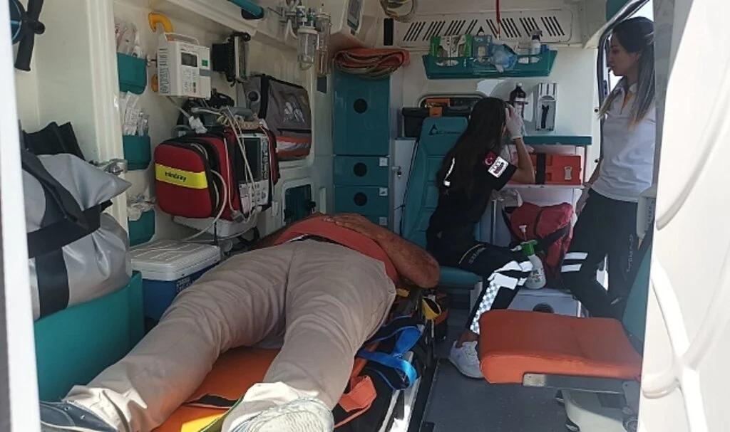 Adıyaman’da devrilen motosikletin sürücüsü yaralandı