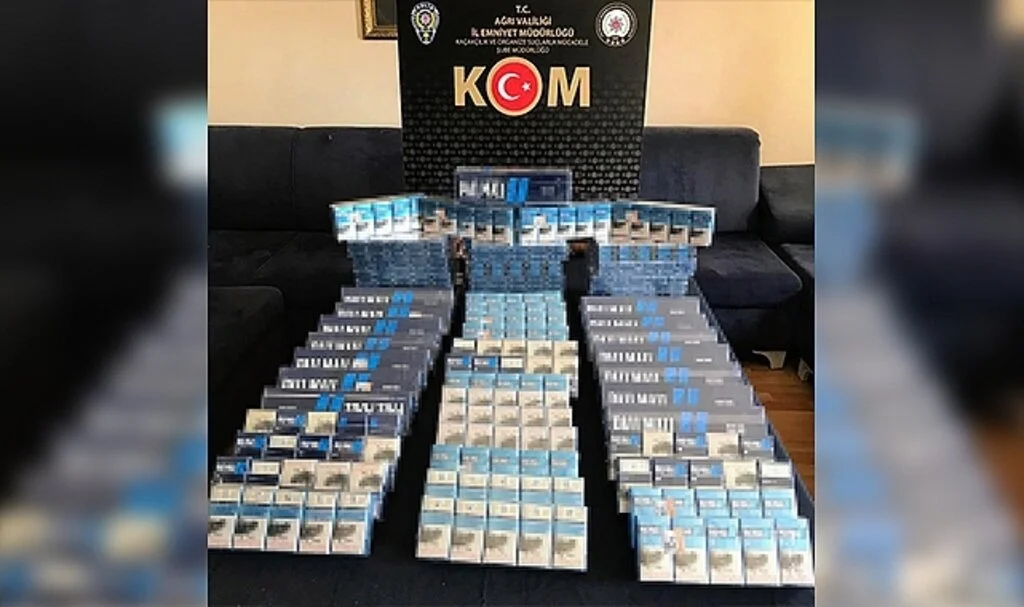 Ağrı’da 810 paket kaçak sigara ele geçirildi