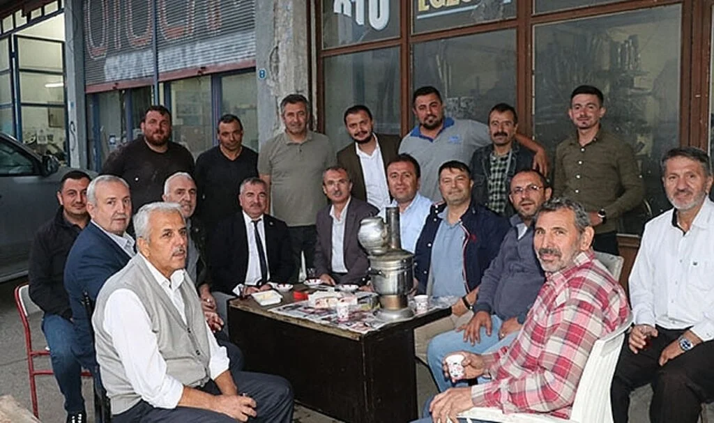 Ak Parti Samsun Milletvekili Kırcalı Havza’da sanayi esnafını ziyaret etti