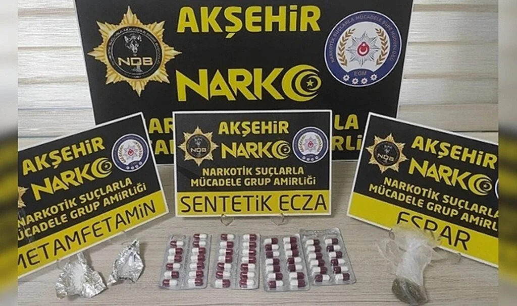 Akşehir’de uyuşturucu operasyonu: 14 gözaltı