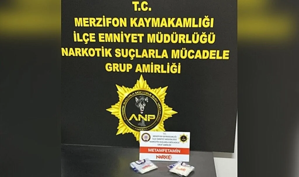 Amasya'da uyuşturucu operasyonunda 1 şüpheli tutuklandı
